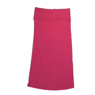 LuLaRoe Maxi h XXX-Large 3XL Solid Pink A-Line Flowy Skirt fits Adult Women sizes 24-26 3XL-213-B