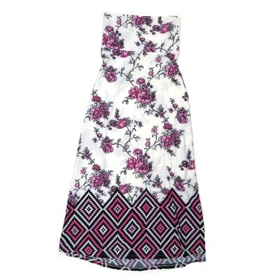 LuLaRoe Maxi f X-Large XL Floral Diamond Gods Eye Floral A-Line Flowy Skirt fits Adult Women sizes 18-20 XL-308-C.JPG