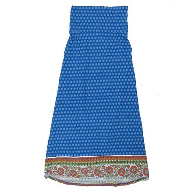 LuLaRoe Maxi e Large L Floral Polka Dot A-Line Flowy Skirt fits Adult Women sizes 14-16 LARGE-307.JPG