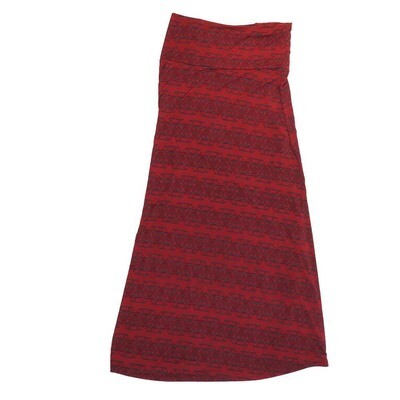 LuLaRoe Maxi e Large L Geometric Stripe A-Line Flowy Skirt fits Adult Women sizes 14-16 LARGE-203