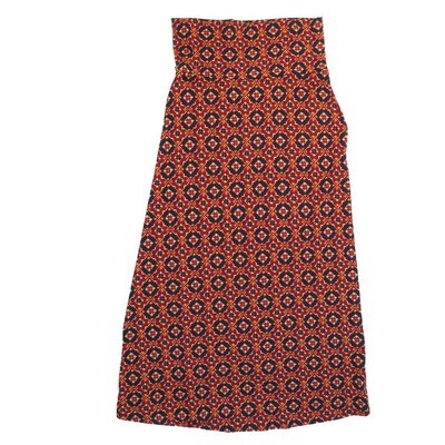 LuLaRoe Maxi e Large L Geometric Mandalas A-Line Flowy Skirt fits Adult Women sizes 14-16 LARGE-209-B