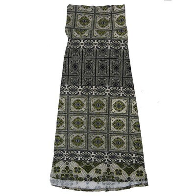 LuLaRoe Maxi d Medium M Patchwork Mandalas Floral A-Line Flowy Skirt fits Adult Women sizes 10-12 MEDIUM-206-318-B.JPG