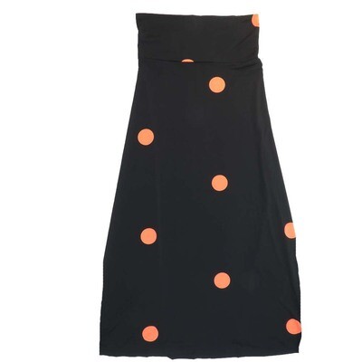 LuLaRoe Maxi d Medium M Polka Dot A-Line Flowy Skirt fits Adult Women sizes 10-12 MEDIUM-212