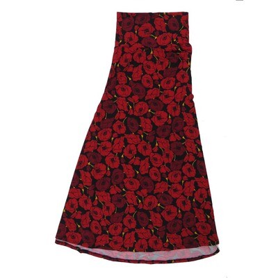 LuLaRoe Maxi g XX-Large 2XL Floral A-Line Flowy Skirt fits Adult Women sizes 22-24 2XL-302.JPG