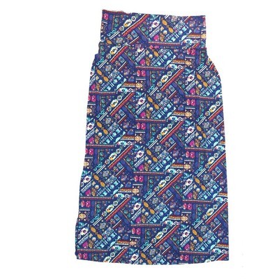 LuLaRoe Maxi g XX-Large 2XL Geometric Aztek Southwestern Gods Eye A-Line Flowy Skirt fits Adult Women sizes 22-24 2XL-208