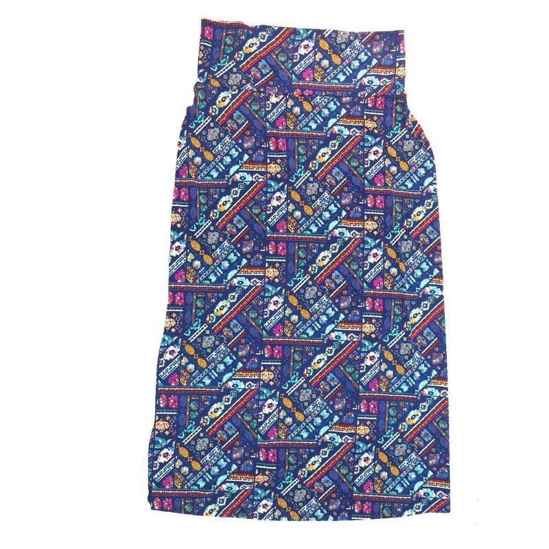 LuLaRoe Maxi g XX-Large 2XL Geometric Aztek Southwestern Gods Eye A-Line Flowy Skirt fits Adult Women sizes 22-24  2XL-208