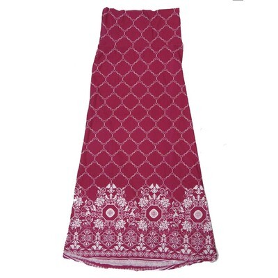LuLaRoe Maxi g XX-Large 2XL Geometric Floral A-Line Flowy Skirt fits Adult Women sizes 22-24 2XL-306.JPG