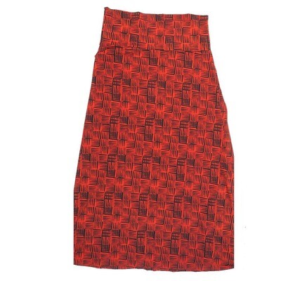 LuLaRoe Maxi g XX-Large 2XL Geometric Stripe Checkerboard A-Line Flowy Skirt fits Adult Women sizes 22-24 2XL-213