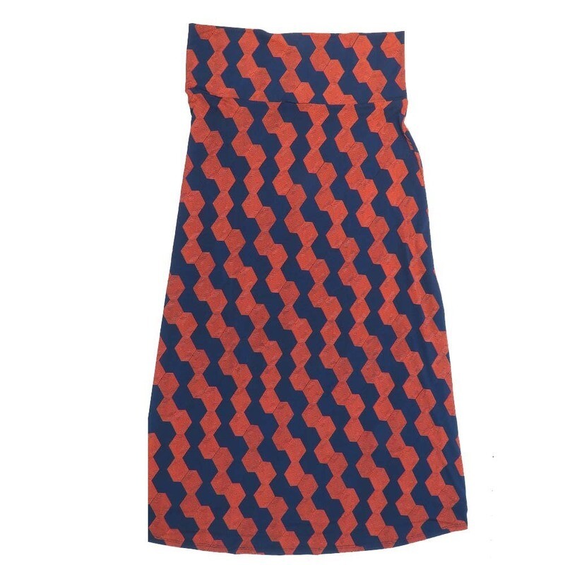 LuLaRoe Maxi g XX-Large 2XL Geometric Stripe A-Line Flowy Skirt fits Adult Women sizes 22-24  2XL-212