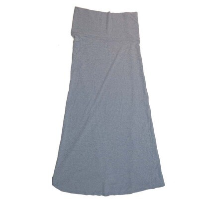 LuLaRoe Maxi g XX-Large 2XL Solid Heathered Gray A-Line Flowy Skirt fits Adult Women sizes 22-24 2XL-216