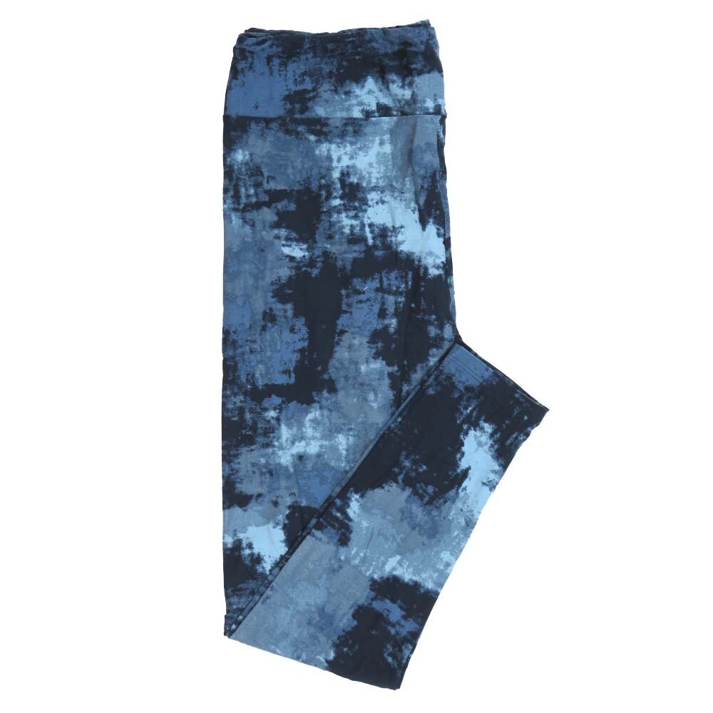 LuLaRoe Tall Curvy TC Mottled Batik Dye Gray Leggings fits Adult Women sizes 12-18 7335-H2