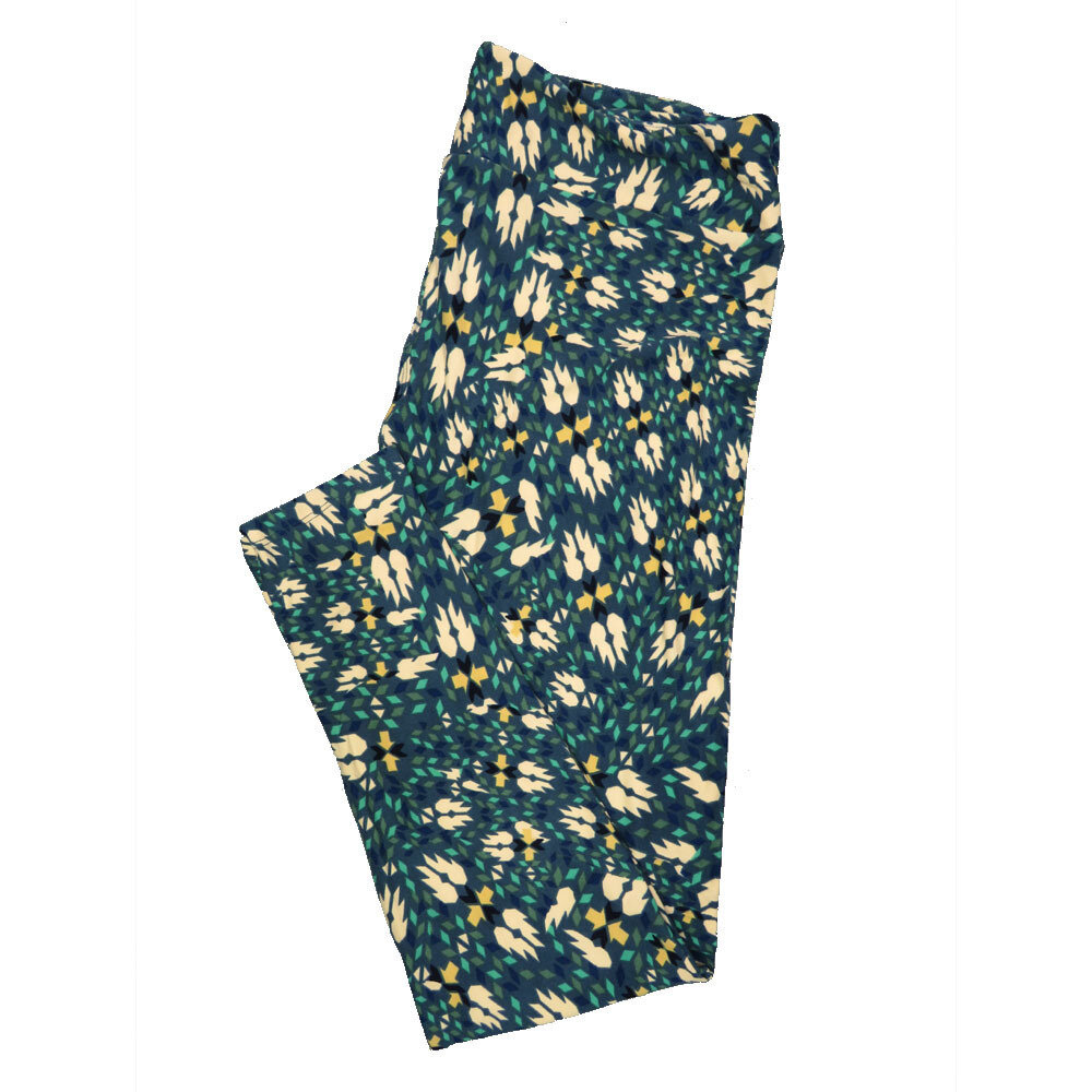 LuLaRoe Tall Curvy TC Buttery Soft Leggings Psychedelic 70s Trippy fits Adult Women sizes 12-18  TC-7006-E3