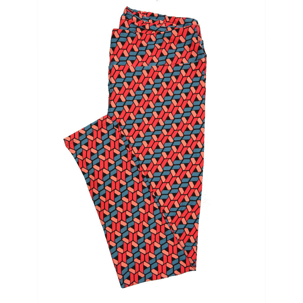 LuLaRoe Tall Curvy TC Buttery Soft Leggings Geometric fits Adult Women sizes 12-18  TC-7013-X2