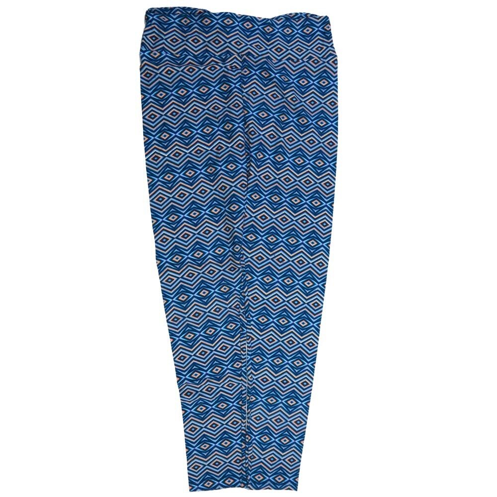 LuLaRoe Tall Curvy TC 70s Trippy Eyes Blue Black Purple Buttery Soft Leggings fits Adult Women sizes 12-18  7076-J