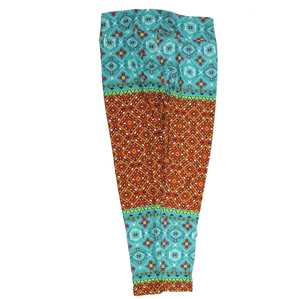 LuLaRoe Tall Curvy TC Mandala Stripe Gray Green Black White bbb Buttery Soft Leggings fits Adult Women sizes 12-18  7077-O