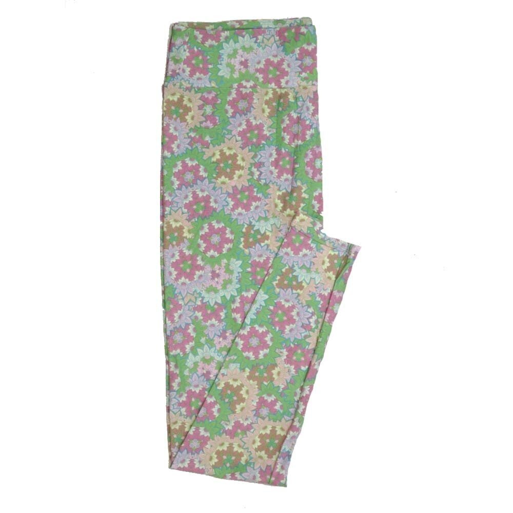 LuLaRoe Tall Curvy TC Floral Buttery Soft Leggings fits Adult Women sizes 12-18   TC-7361-B2