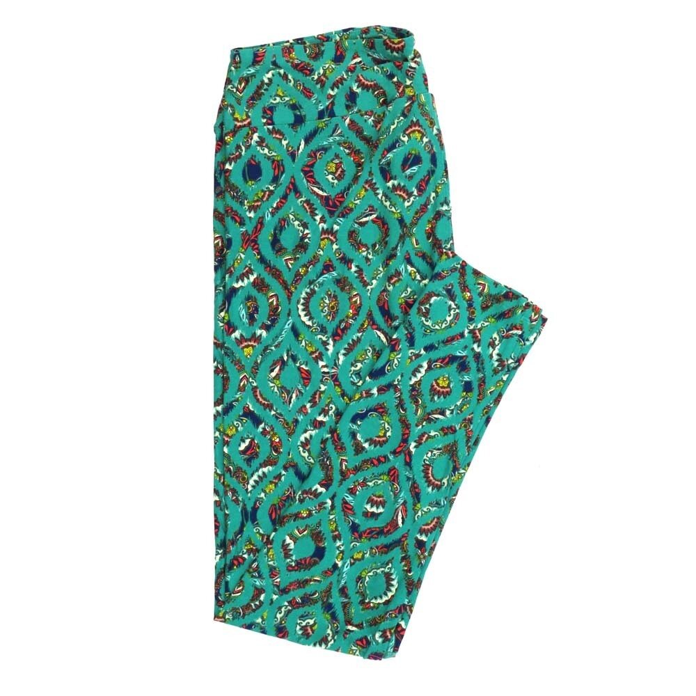 LuLaRoe Tall Curvy TC Paisley Geometric Leggings fits Adult Women sizes 12-18  7400-B  QQQ