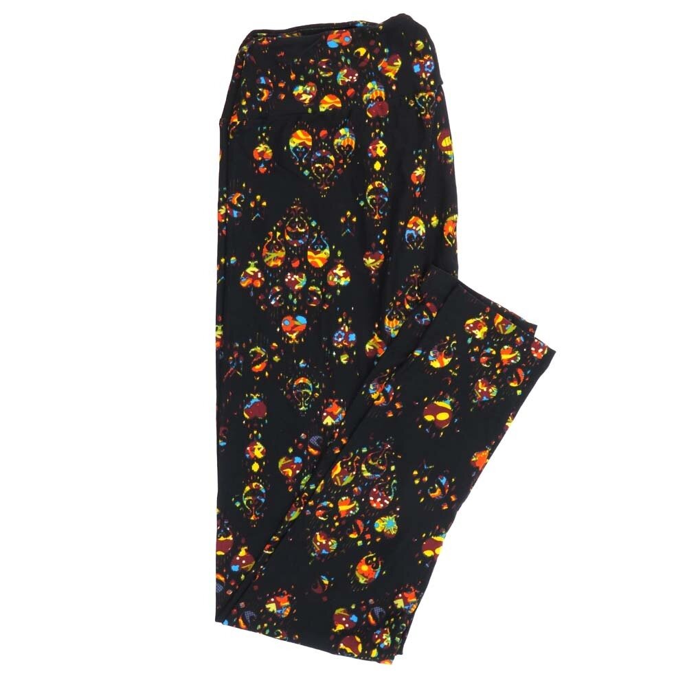 LuLaRoe Tall Curvy TC Valentines Hearts Leggings fits Adult Women sizes 12-18  7400-M  QQQ