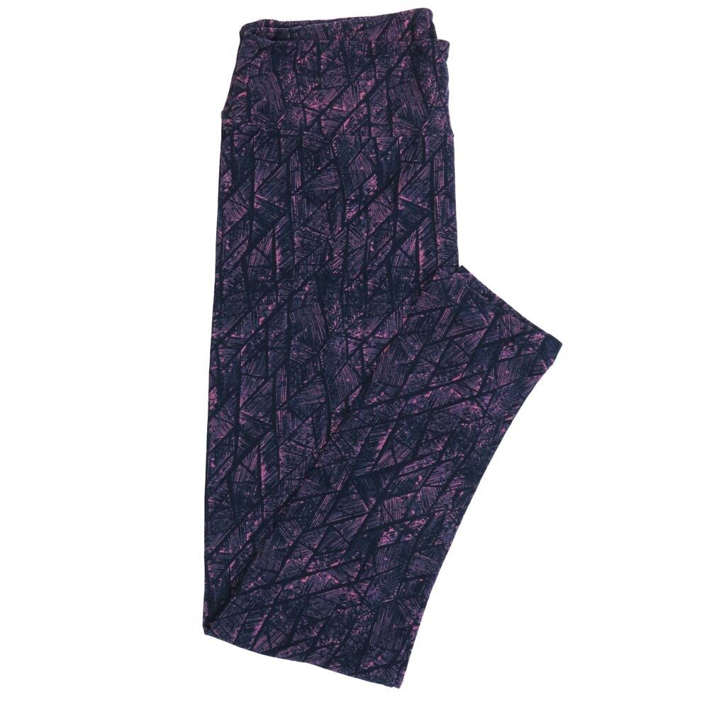 LuLaRoe Tall Curvy TC Geometric Triangles Leggings fits Adult Women sizes 12-18  7401-F-2  QQQ