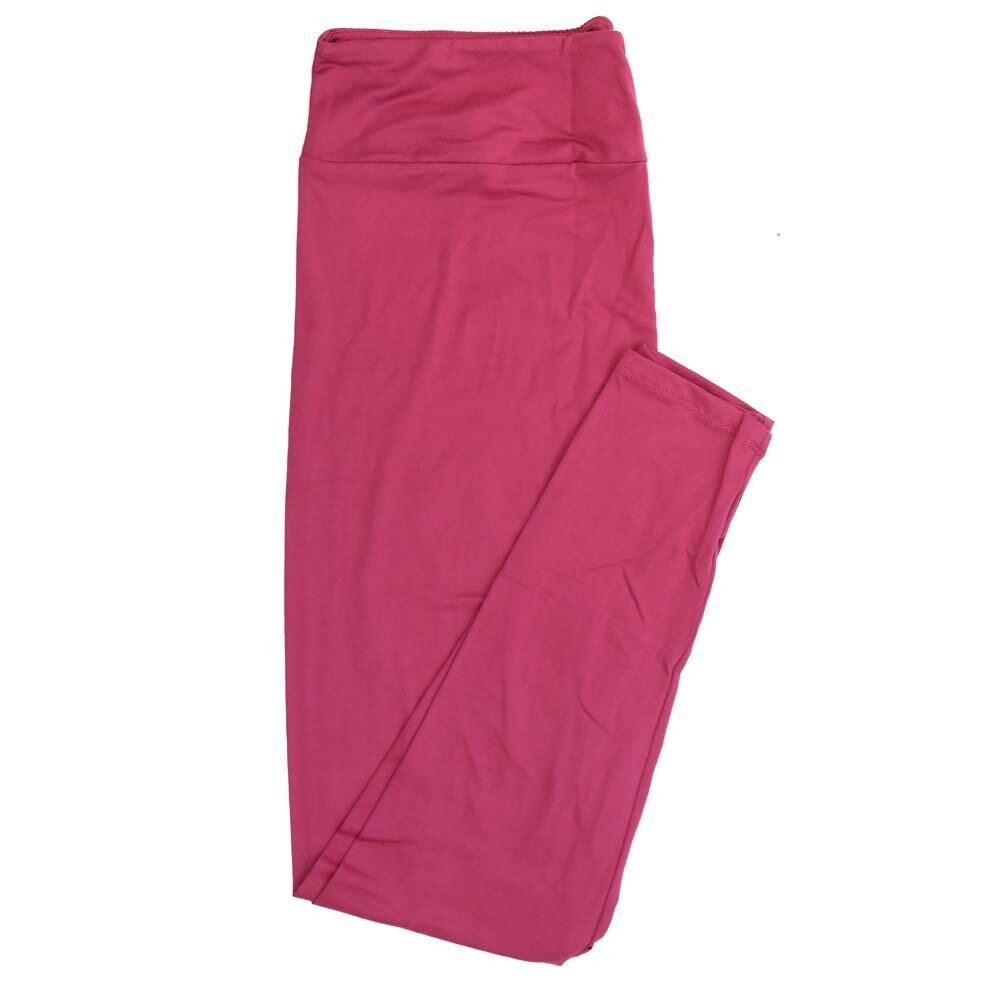 LuLaRoe Tall Curvy TC Solid Rosy Pink Leggings fits Adult Women sizes 12-18  SOLID-ROSYPINK-598838  QQQ