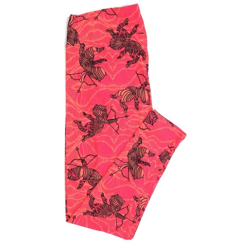 LuLaRoe Tall Curvy TC Valentines Cupid Shooting Arrows Love Hearts Buttery Soft Leggings fits Adult Women sizes 12-18   TC-7354-A4