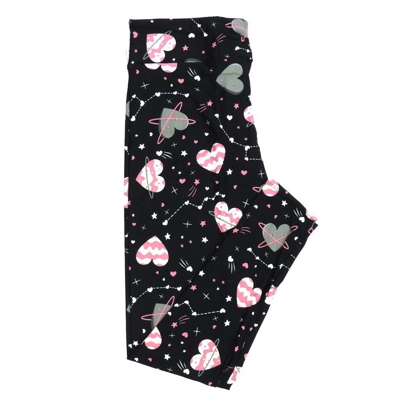 LuLaRoe Tall Curvy TC Valentines Space Hearts Zodiac Signs Big Dipper Constellations Black White Pink Stars Leggings fits Adult sizes 12-18 7403-C LuLaRoe Tall Curvy TC Valentines Space Hearts Zodiac Signs Big Dipper Constellations Black White Pink Stars Leggings fits Adult sizes 12-18 7403-C