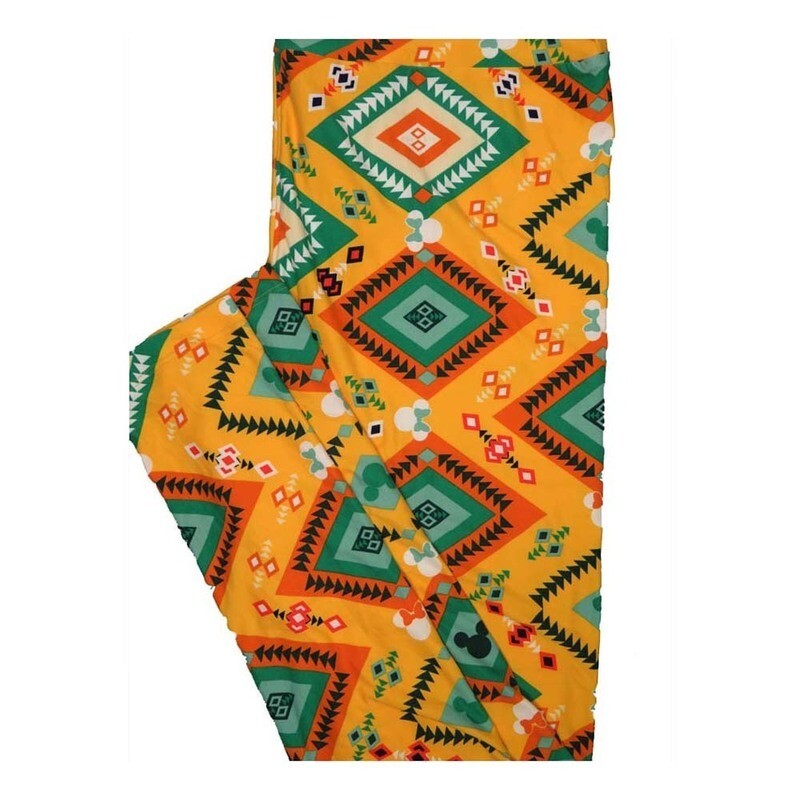 LuLaRoe Tall Curvy TC Disney Mickey and Minnie Mouse Diamond Gods Eye Geometric Buttery Soft Leggings fits Women 12-18