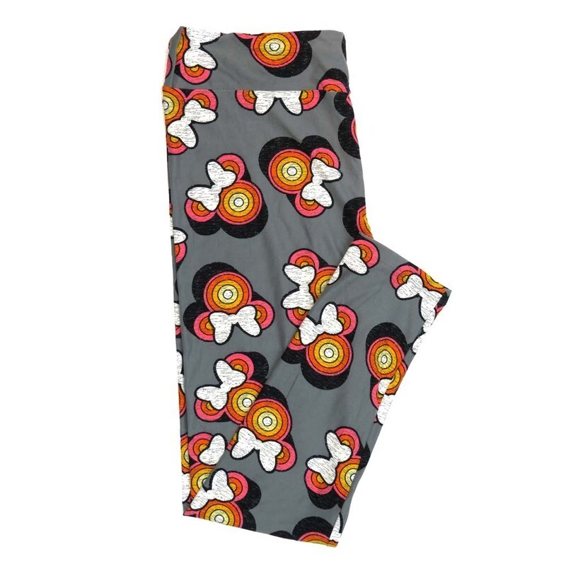 LuLaRoe Tall Curvy TC Disney Minnie Mouse Circles Leggings fits Adult Women sizes 12-18  7336-K  QQQ