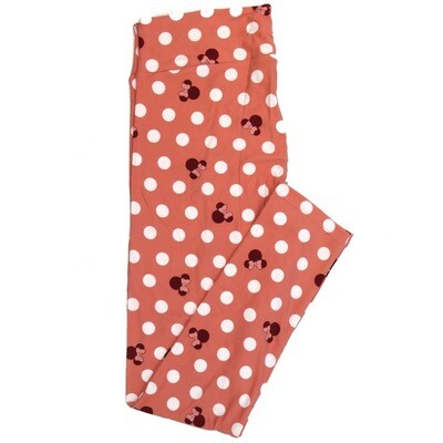 LuLaRoe Tall Curvy TC Disney Minnie Mouse Polka Dots USA Americana Leggings fits Adult Women sizes 12-18 7337-O QQQ