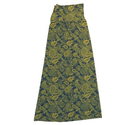 LuLaRoe Maxi b X-Small XS Paisley Floral A-Line Flowy Skirt fits Adult Women sizes 2-4 XS-244