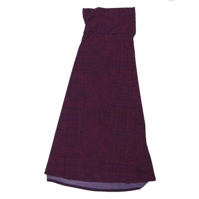 LuLaRoe Maxi b X-Small XS Trippy Wavy Pokla Dots A-Line Flowy Skirt fits Adult Women sizes 2-4 XS-320.JPG