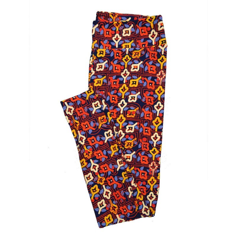 LuLaRoe Tall Curvy TC Buttery Soft Leggings Floral fits Adult Women sizes 12-18  TC-7022-C