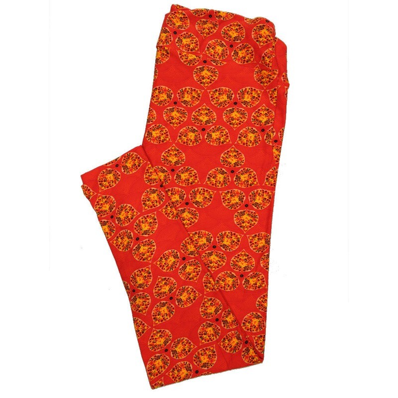 LuLaRoe Tall Curvy TC Buttery Soft Leggings Floral fits Adult Women sizes 12-18  TC-7023-P3