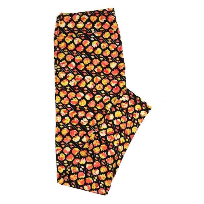 LuLaRoe Tall Curvy TC Floral Buttery Soft Leggings fits Adult Women sizes 12-18   TC-7362-H