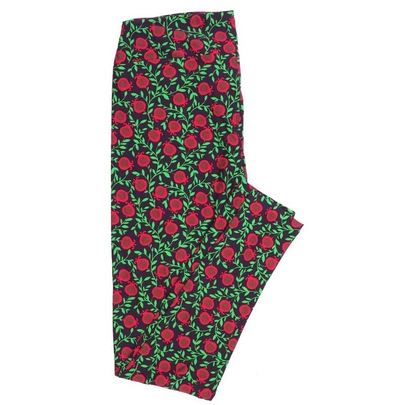 LuLaRoe Tall Curvy TC Floral TC-7066-O Buttery Soft Leggings fits Adult Women sizes 12-18