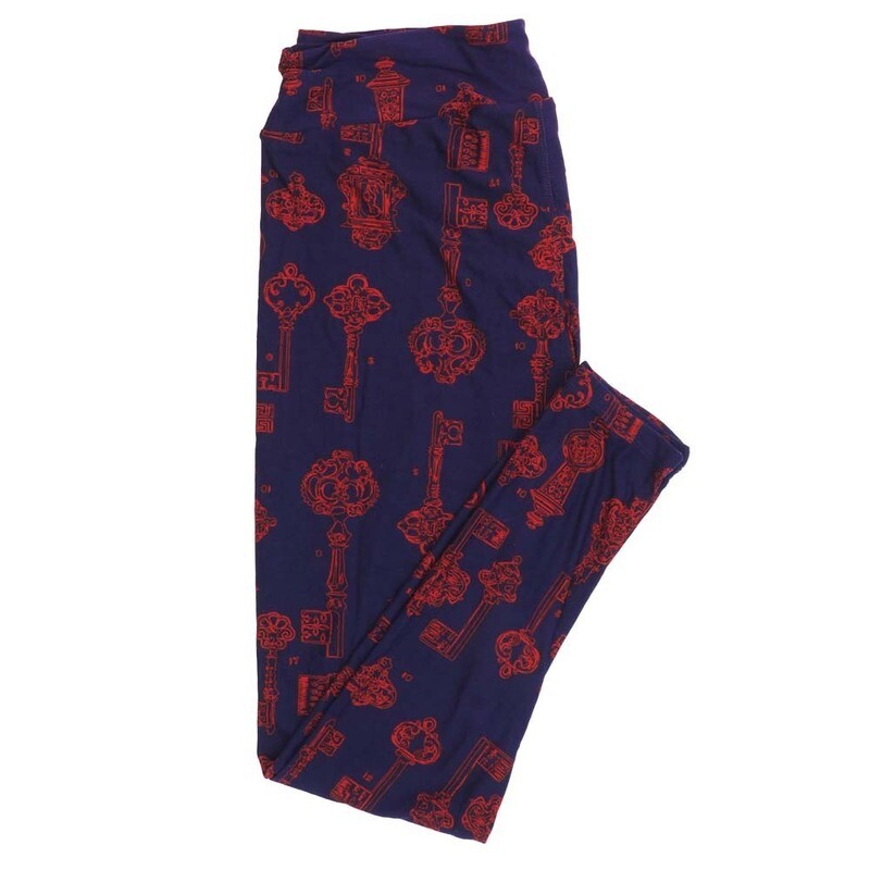 LuLaRoe Tall Curvy TC Skeleton Keys Leggings fits Adult Women sizes 12-18  7399-Q  QQQ