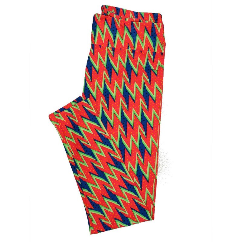 LuLaRoe Tall Curvy TC Buttery Soft Leggings Psychedelic 70s Trippy fits Adult Women sizes 12-18  TC-7007-B