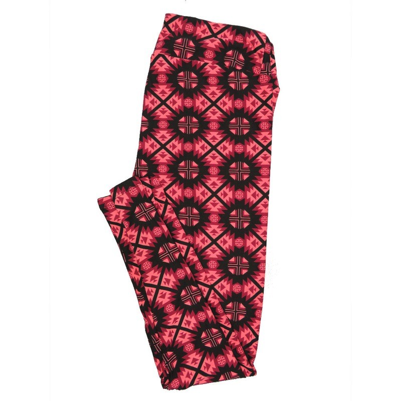 LuLaRoe Tall Curvy TC Buttery Soft Leggings Psychedelic 70s Trippy fits Adult Women sizes 12-18  TC-7007-N3