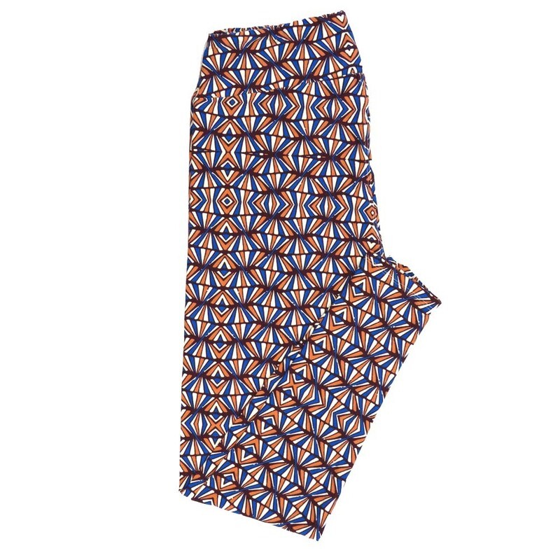 LuLaRoe Tall Curvy TC Trippy Psychedelic Gods Eyes Leggings fits Adult Women sizes 12-18 7079-D