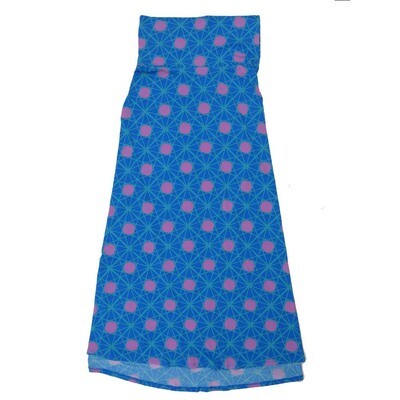 LuLaRoe Maxi c Small S Geometric Trippy Grid A-Line Flowy Skirt fits Adult Women sizes 6-8 SMALL-317.JPG