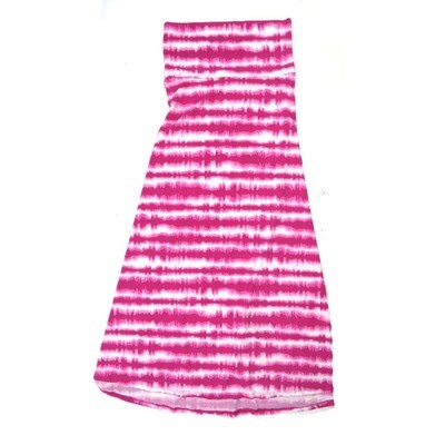 LuLaRoe Maxi c Small S Shibori Style Stripe Pink White A-Line Flowy Skirt fits Adult Women sizes 6-8 SMALL-302.JPG