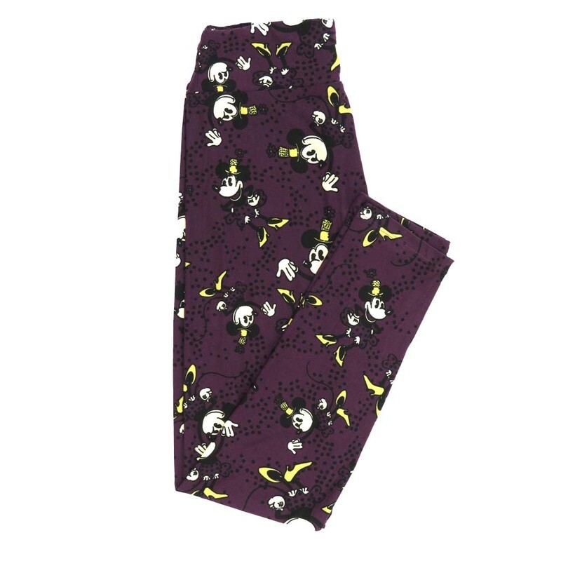 LuLaRoe One Size OS Disney Minnie Mouse Dancing Posing Strutting Leggings fits adult sizes 2-10 4503-W