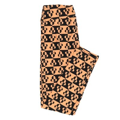 LuLaRoe One Size OS Disney Minnie Mouse Checkerboard Leggings fits adult sizes 2-10 4501-I2