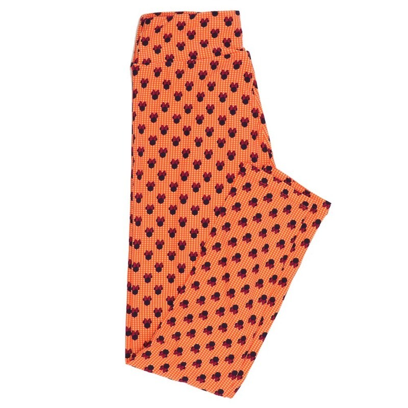LuLaRoe One Size OS Disney Minnie Mouse Micro Polka Dot Leggings fits adult sizes 2-10 4504-G5