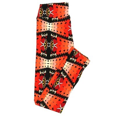 LuLaRoe One Size OS Disney Alice in Wonderland Queen of Hearts Ranting Leggings fits Adult sizes 2-10 for women 4513-Y