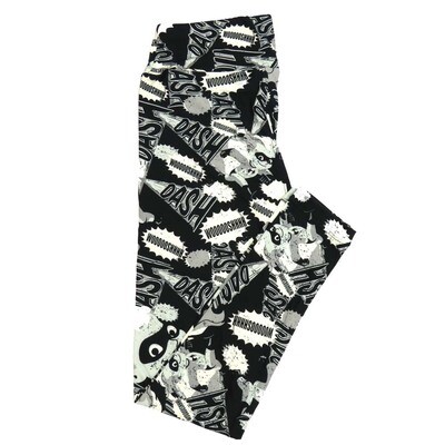LuLaRoe One Size OS Disney Incredibles Dash Wooooshhh Leggings fits Adult sizes 2-10 for women 4512-A2