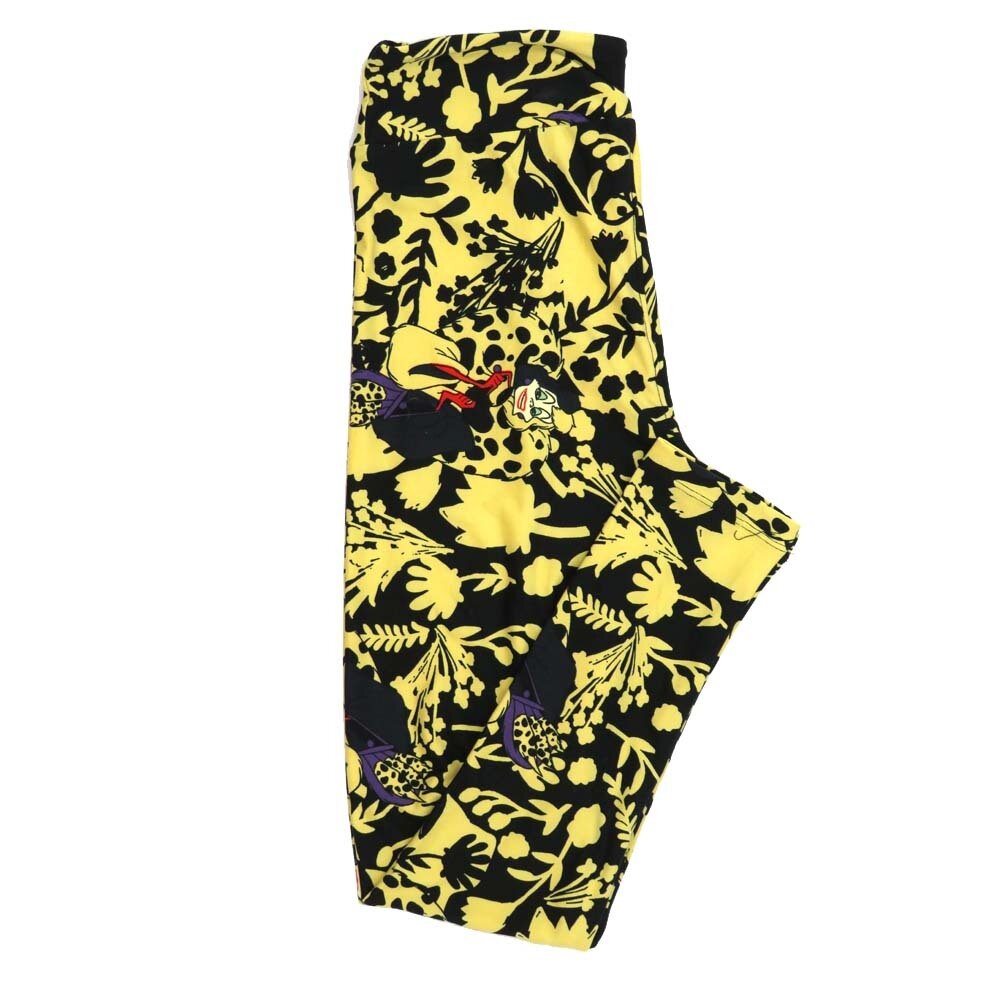 LuLaRoe One Size OS Disney 101 Dalmations Cruella de Vil Posing Leggings fits Adult sizes 2-10 for women 4514-G