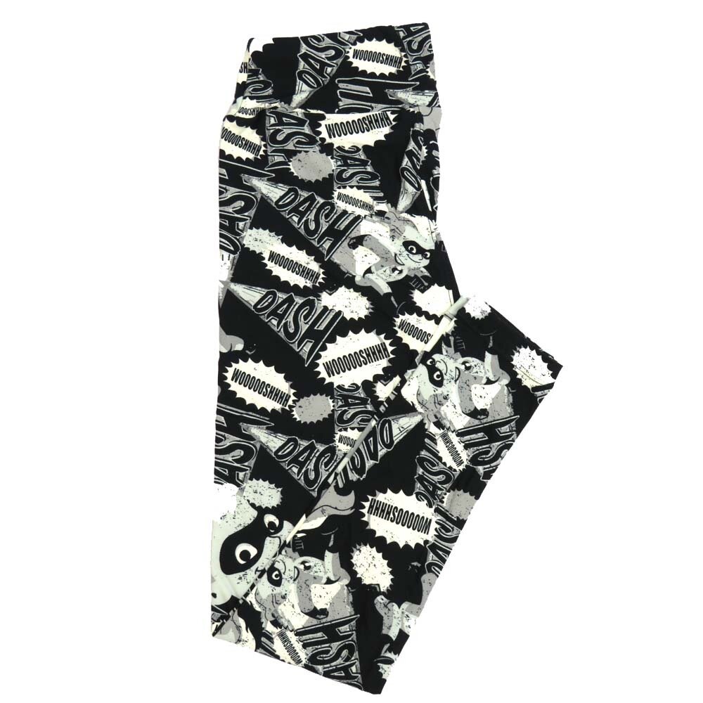 LuLaRoe One Size OS Disney Incredibles Dash Wooooshhh Leggings fits Adult sizes 2-10 for women 4512-A2