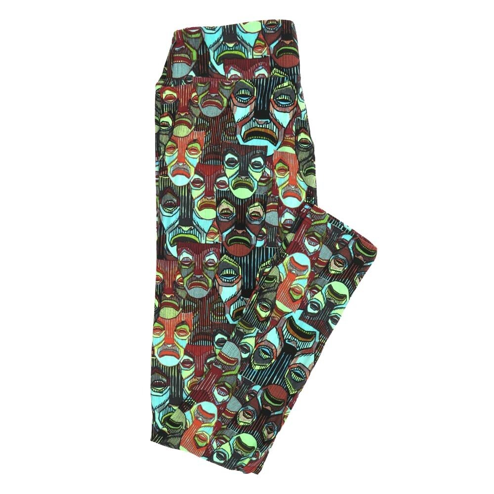 LuLaRoe One Size OS Disney Sleeping Beauty Magic Mirror Collage Leggings fits Adult sizes 2-10 for women 4309-ZB