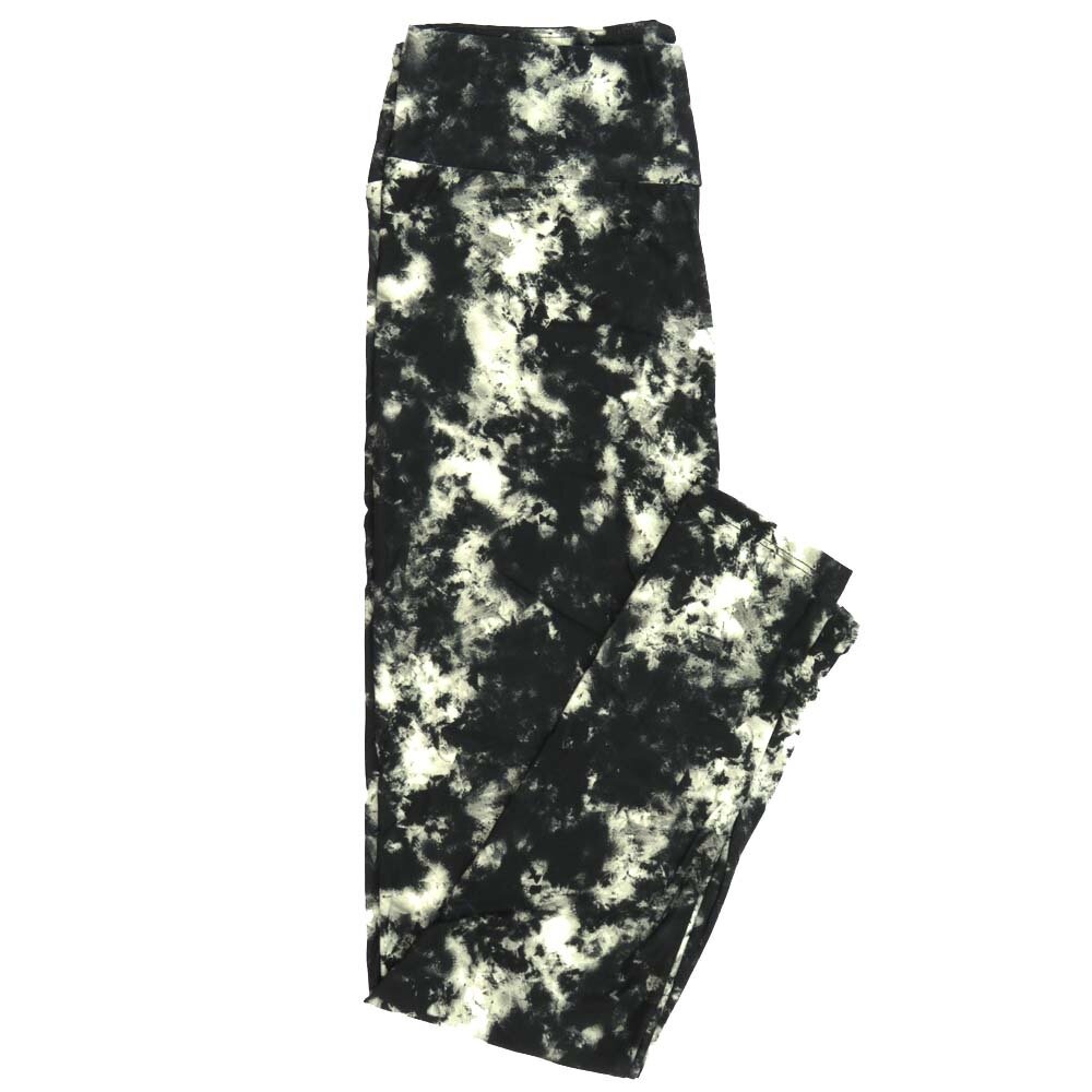 LuLaRoe One Size OS Batik Scrunch Dye Abstract Leggings fits Adult sizes 2-10 for Women OS-4405-F5-314721